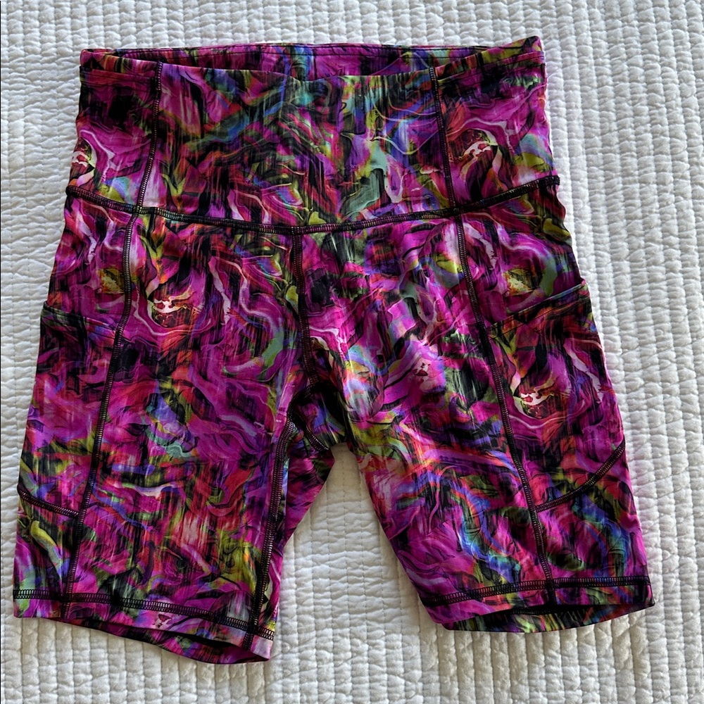 Lululemon Athletica Colorful Patterned Shorts